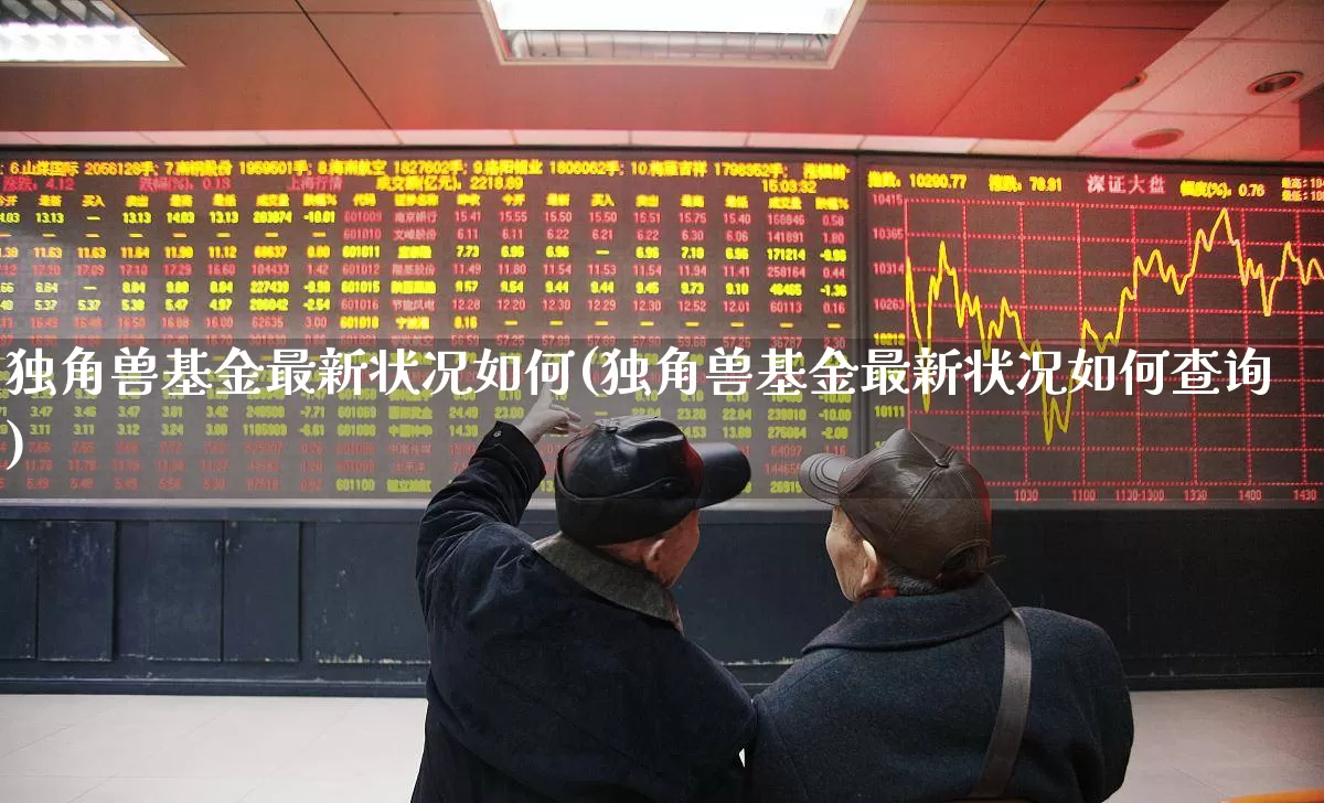 独角兽基金最新状况如何(独角兽基金最新状况如何查询)_https://www.wanyuyiyao.com_北交所_第1张