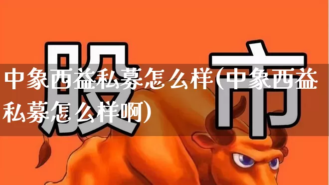 中象西益私募怎么样(中象西益私募怎么样啊)_https://www.wanyuyiyao.com_北交所_第1张