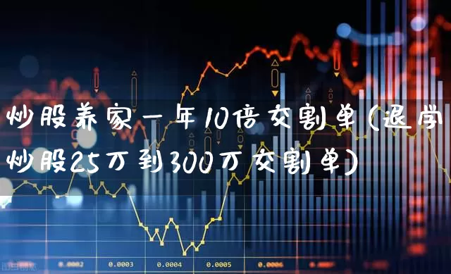 炒股养家一年10倍交割单(退学炒股25万到300万交割单)_https://www.wanyuyiyao.com_上交所_第1张