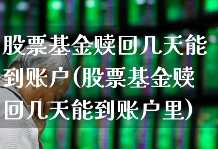 股票基金赎回几天能到账户(股票基金赎回几天能到账户里)_https://www.wanyuyiyao.com_创业板_第1张