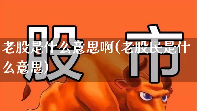 老股是什么意思啊(老股民是什么意思)_https://www.wanyuyiyao.com_北交所_第1张