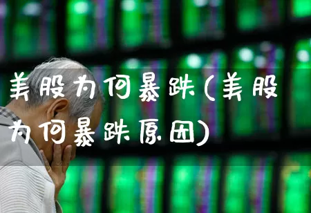美股为何暴跌(美股为何暴跌原因)_https://www.wanyuyiyao.com_上交所_第1张