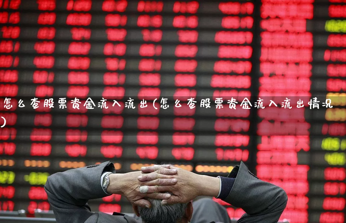 怎么查股票资金流入流出(怎么查股票资金流入流出情况)_https://www.wanyuyiyao.com_创业板_第1张
