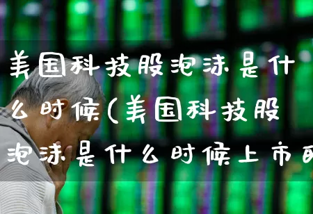 美国科技股泡沫是什么时候(美国科技股泡沫是什么时候上市的)_https://www.wanyuyiyao.com_创业板_第1张