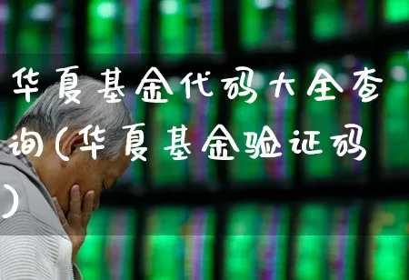 华夏基金代码大全查询(华夏基金验证码)_https://www.wanyuyiyao.com_深交所_第1张