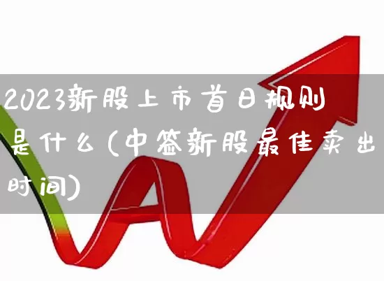 2023新股上市首日规则是什么(中签新股最佳卖出时间)_https://www.wanyuyiyao.com_上交所_第1张