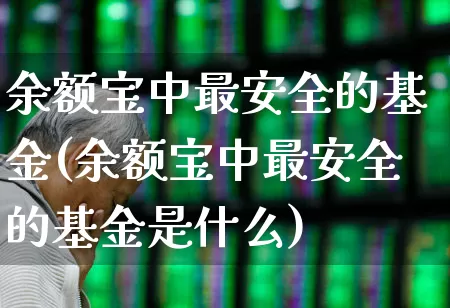 余额宝中最安全的基金(余额宝中最安全的基金是什么)_https://www.wanyuyiyao.com_深交所_第1张