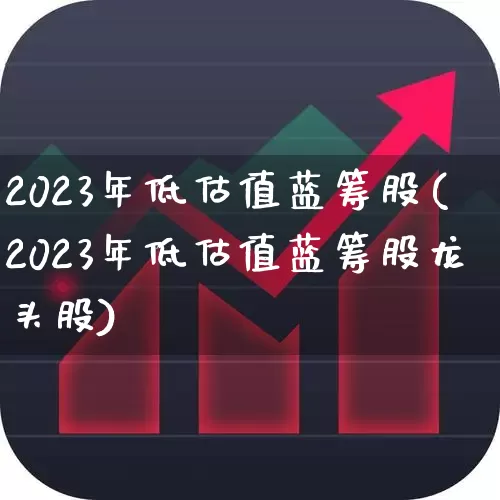 2023年低估值蓝筹股(2023年低估值蓝筹股龙头股)_https://www.wanyuyiyao.com_上交所_第1张