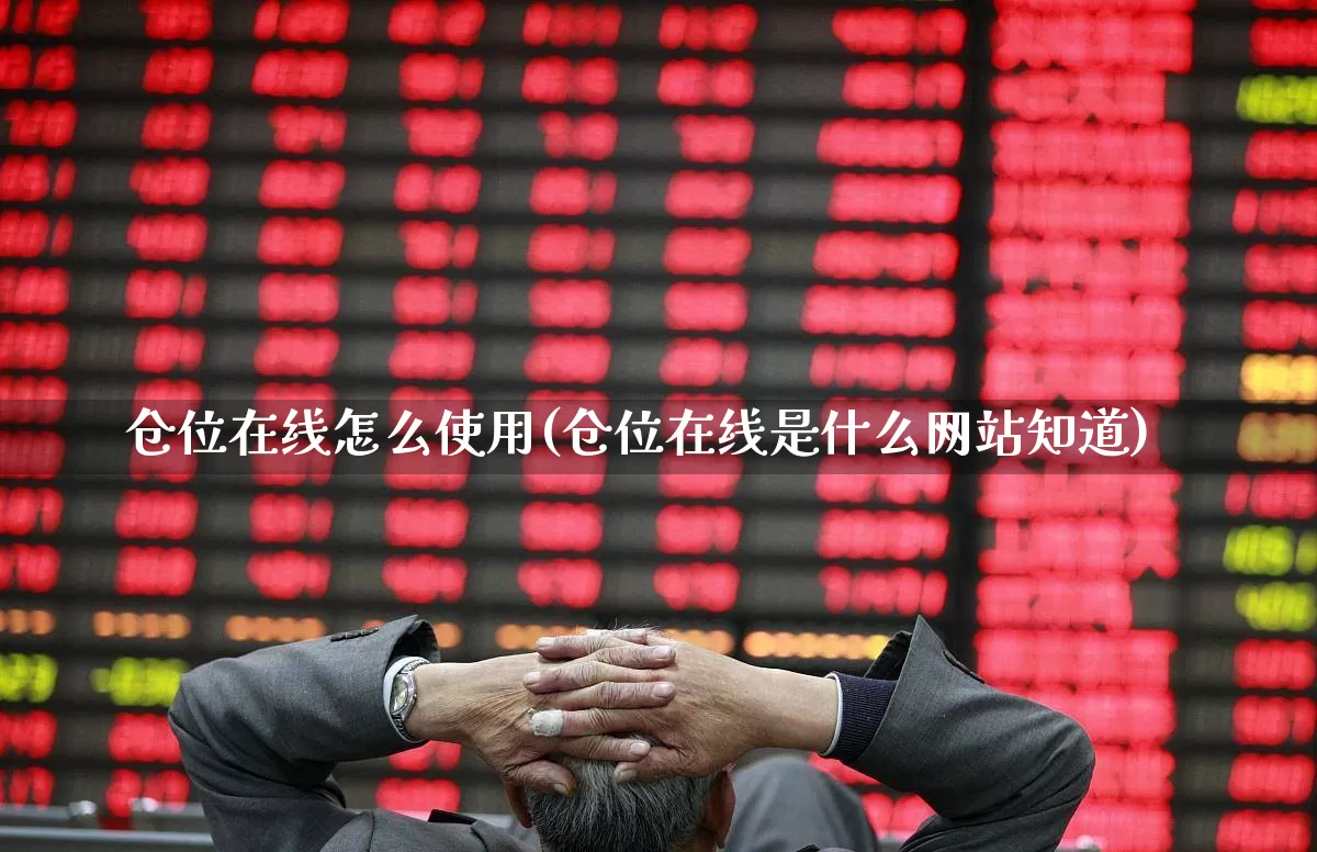 仓位在线怎么使用(仓位在线是什么网站知道)_https://www.wanyuyiyao.com_上交所_第1张