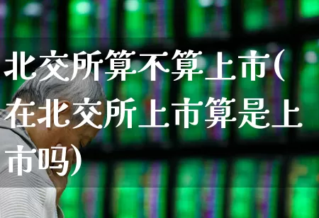 北交所算不算上市(在北交所上市算是上市吗)_https://www.wanyuyiyao.com_深交所_第1张