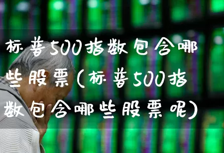 标普500指数包含哪些股票(标普500指数包含哪些股票呢)_https://www.wanyuyiyao.com_科创板_第1张