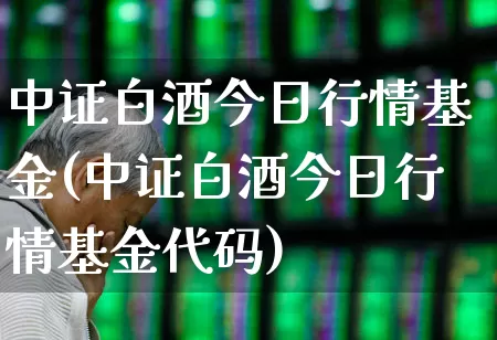 中证白酒今日行情基金(中证白酒今日行情基金代码)_https://www.wanyuyiyao.com_深交所_第1张
