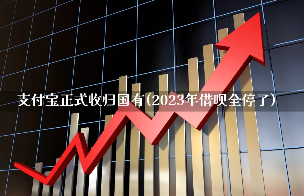 支付宝正式收归国有(2023年借呗全停了)_https://www.wanyuyiyao.com_上交所_第1张