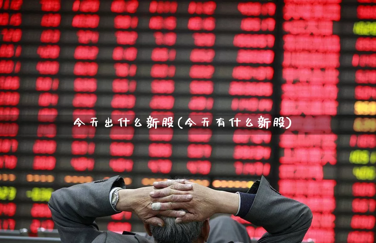 今天出什么新股(今天有什么新股)_https://www.wanyuyiyao.com_上交所_第1张