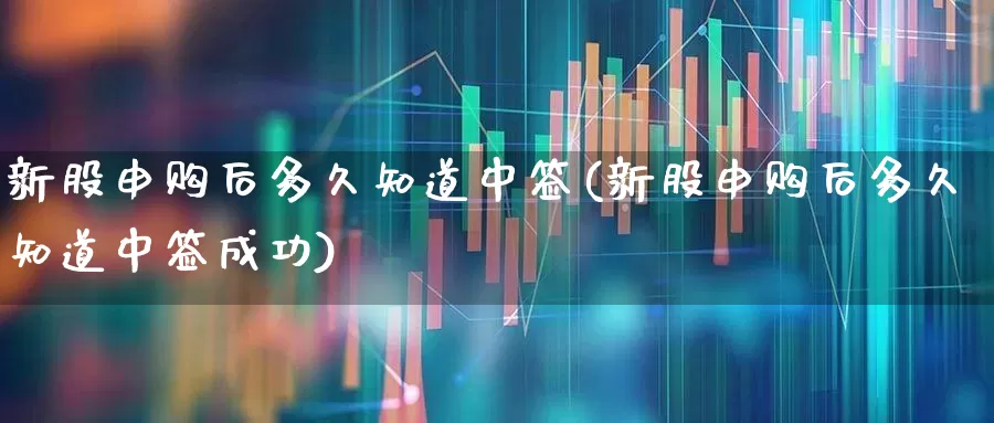 新股申购后多久知道中签(新股申购后多久知道中签成功)_https://www.wanyuyiyao.com_北交所_第1张