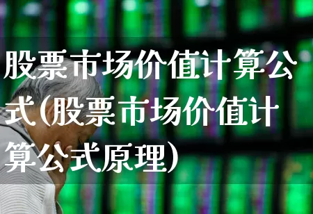 股票市场价值计算公式(股票市场价值计算公式原理)_https://www.wanyuyiyao.com_上交所_第1张