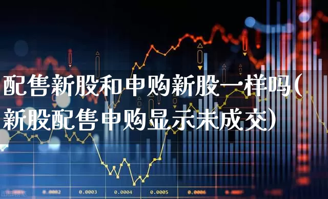 配售新股和申购新股一样吗(新股配售申购显示未成交)_https://www.wanyuyiyao.com_上交所_第1张