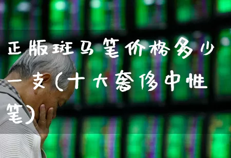正版斑马笔价格多少一支(十大奢侈中性笔)_https://www.wanyuyiyao.com_上交所_第1张