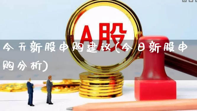 今天新股申购建议(今日新股申购分析)_https://www.wanyuyiyao.com_上交所_第1张