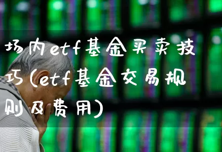 场内etf基金买卖技巧(etf基金交易规则及费用)_https://www.wanyuyiyao.com_上交所_第1张