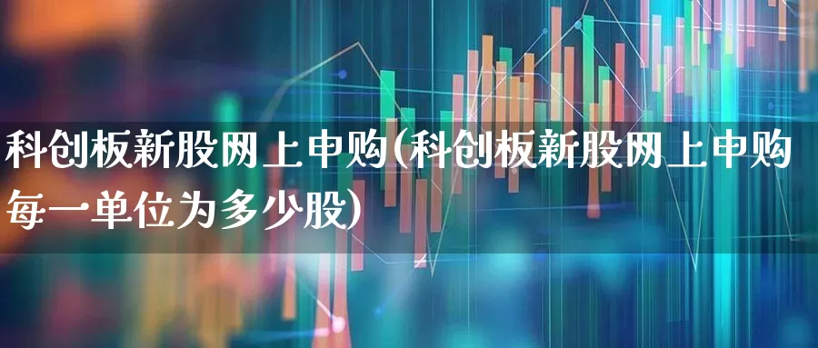 科创板新股网上申购(科创板新股网上申购每一单位为多少股)_https://www.wanyuyiyao.com_创业板_第1张