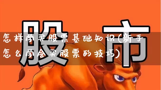 怎样学买股票基础知识(新手怎么学会买股票的技巧)_https://www.wanyuyiyao.com_科创板_第1张