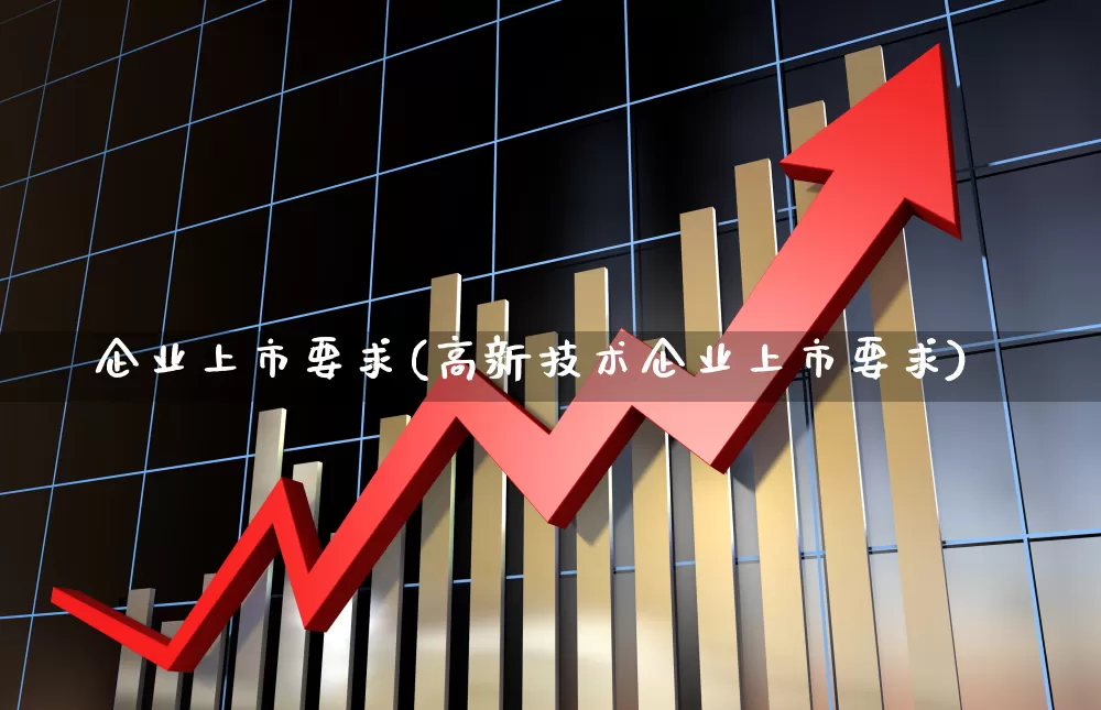 企业上市要求(高新技术企业上市要求)_https://www.wanyuyiyao.com_上交所_第1张