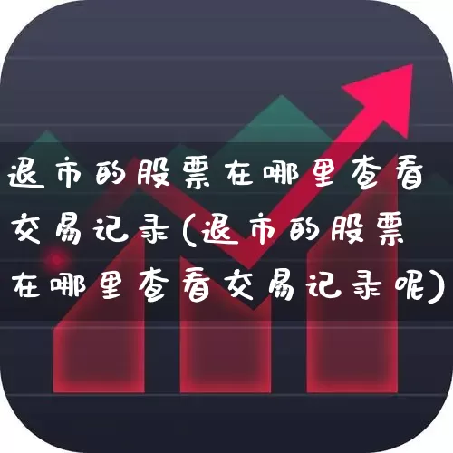 退市的股票在哪里查看交易记录(退市的股票在哪里查看交易记录呢)_https://www.wanyuyiyao.com_上交所_第1张