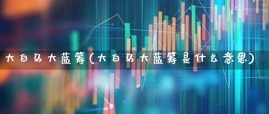 大白马大蓝筹(大白马大蓝筹是什么意思)_https://www.wanyuyiyao.com_上交所_第1张