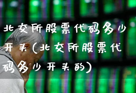 北交所股票代码多少开头(北交所股票代码多少开头的)_https://www.wanyuyiyao.com_上交所_第1张