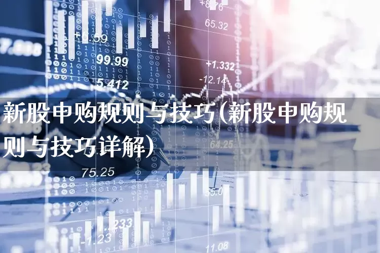 新股申购规则与技巧(新股申购规则与技巧详解)_https://www.wanyuyiyao.com_深交所_第1张