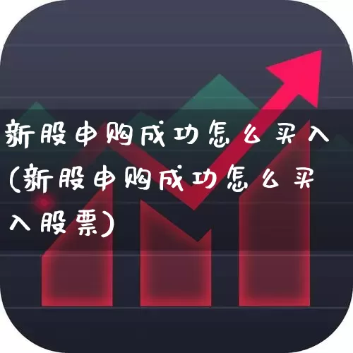 新股申购成功怎么买入(新股申购成功怎么买入股票)_https://www.wanyuyiyao.com_创业板_第1张