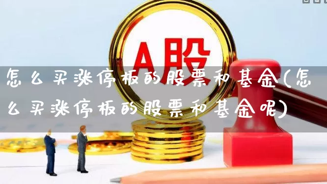 怎么买涨停板的股票和基金(怎么买涨停板的股票和基金呢)_https://www.wanyuyiyao.com_深交所_第1张