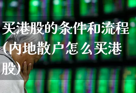 买港股的条件和流程(内地散户怎么买港股)_https://www.wanyuyiyao.com_创业板_第1张