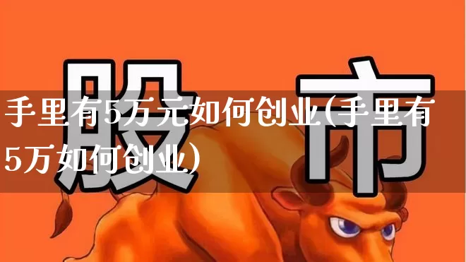 手里有5万元如何创业(手里有5万如何创业)_https://www.wanyuyiyao.com_上交所_第1张