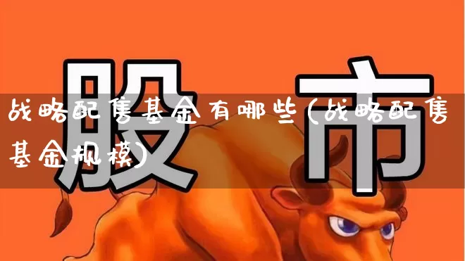 战略配售基金有哪些(战略配售基金规模)_https://www.wanyuyiyao.com_上交所_第1张