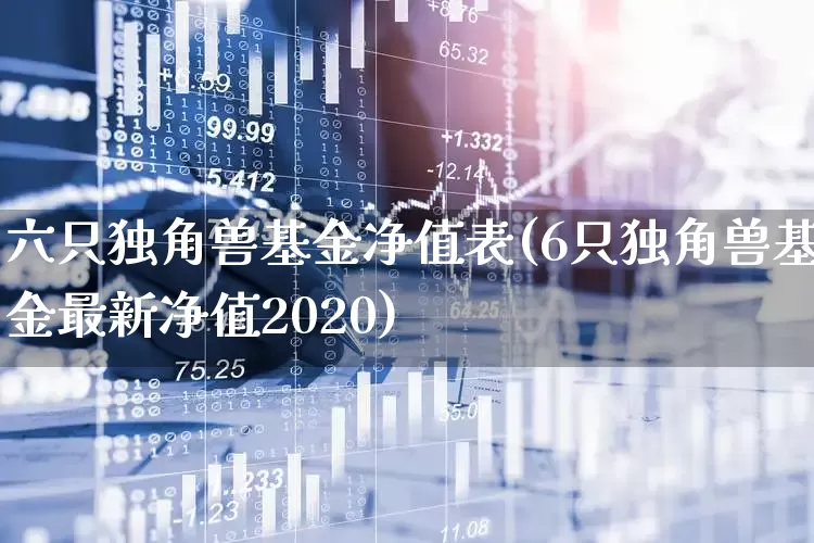 六只独角兽基金净值表(6只独角兽基金最新净值2020)_https://www.wanyuyiyao.com_北交所_第1张