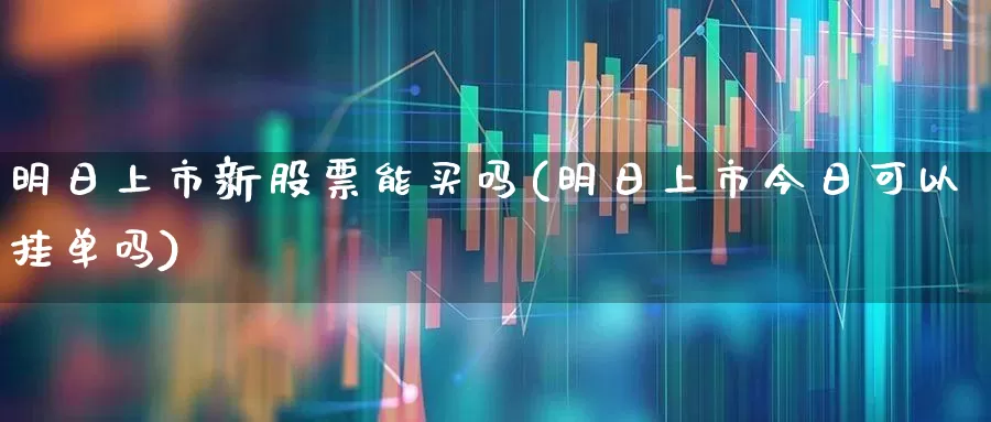 明日上市新股票能买吗(明日上市今日可以挂单吗)_https://www.wanyuyiyao.com_创业板_第1张