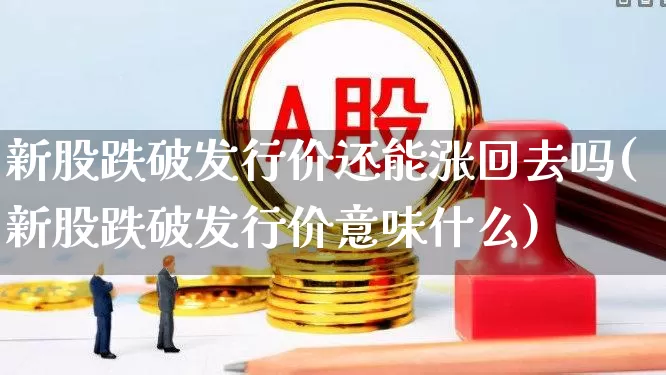 新股跌破发行价还能涨回去吗(新股跌破发行价意味什么)_https://www.wanyuyiyao.com_深交所_第1张