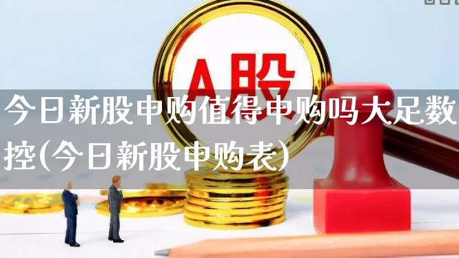 今日新股申购值得申购吗大足数控(今日新股申购表)_https://www.wanyuyiyao.com_北交所_第1张