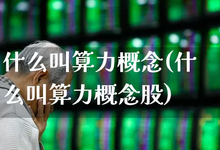 什么叫算力概念(什么叫算力概念股)_https://www.wanyuyiyao.com_创业板_第1张