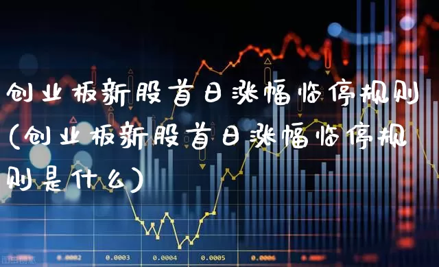 创业板新股首日涨幅临停规则(创业板新股首日涨幅临停规则是什么)_https://www.wanyuyiyao.com_上交所_第1张