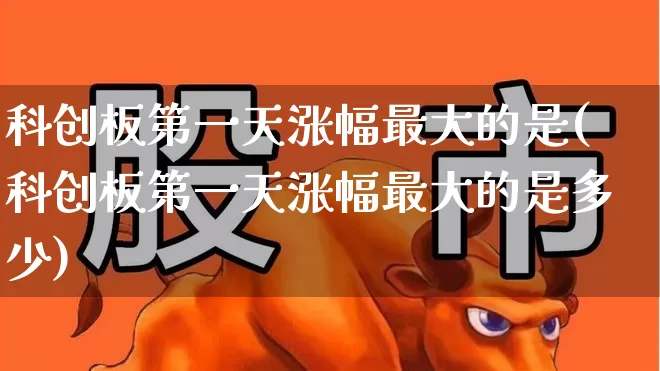 科创板第一天涨幅最大的是(科创板第一天涨幅最大的是多少)_https://www.wanyuyiyao.com_上交所_第1张