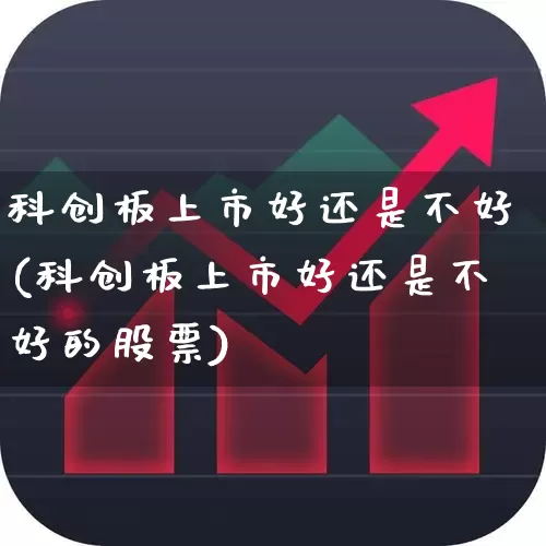 科创板上市好还是不好(科创板上市好还是不好的股票)_https://www.wanyuyiyao.com_深交所_第1张