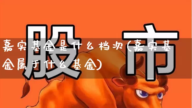 嘉实基金是什么档次(嘉实基金属于什么基金)_https://www.wanyuyiyao.com_上交所_第1张