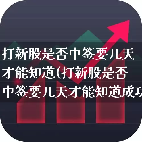 打新股是否中签要几天才能知道(打新股是否中签要几天才能知道成功)_https://www.wanyuyiyao.com_科创板_第1张