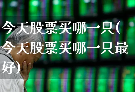 今天股票买哪一只(今天股票买哪一只最好)_https://www.wanyuyiyao.com_深交所_第1张