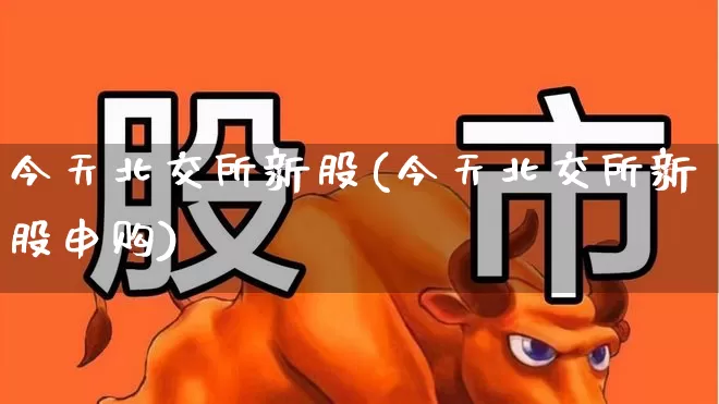 今天北交所新股(今天北交所新股申购)_https://www.wanyuyiyao.com_上交所_第1张