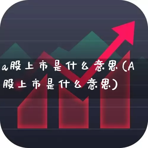 a股上市是什么意思(A股上市是什么意思)_https://www.wanyuyiyao.com_上交所_第1张