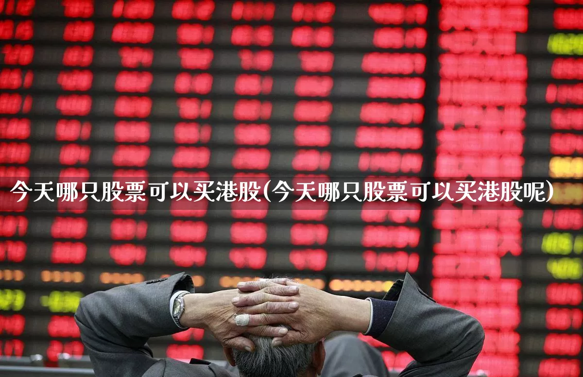 今天哪只股票可以买港股(今天哪只股票可以买港股呢)_https://www.wanyuyiyao.com_深交所_第1张